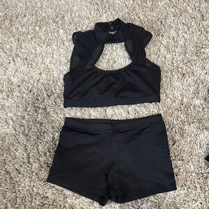 Body Wrappers Black Dance Set